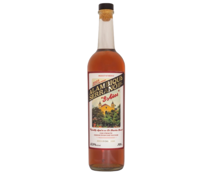 Alambique Serrano 3 Anos Cask #268 Ex Bourbon 2025 700ml