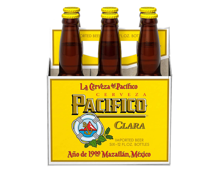 Cerveza Pacifico Clara 12oz 6-Pack Bottle