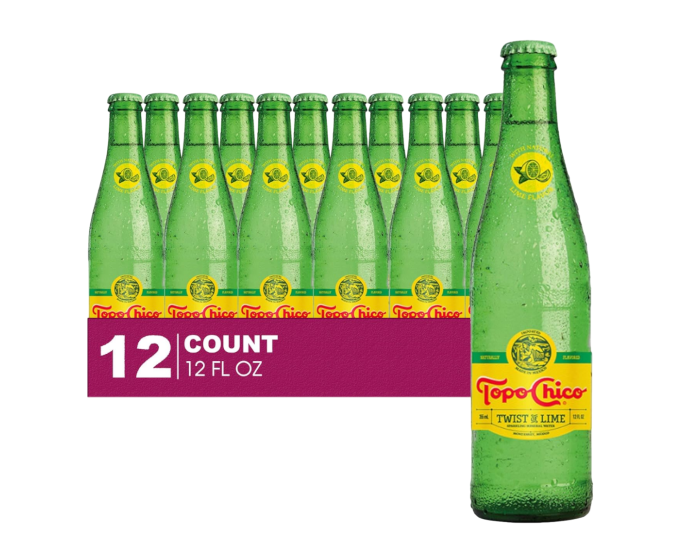 Topochico Mineral Water Lime 12oz 12-Pack Bottle
