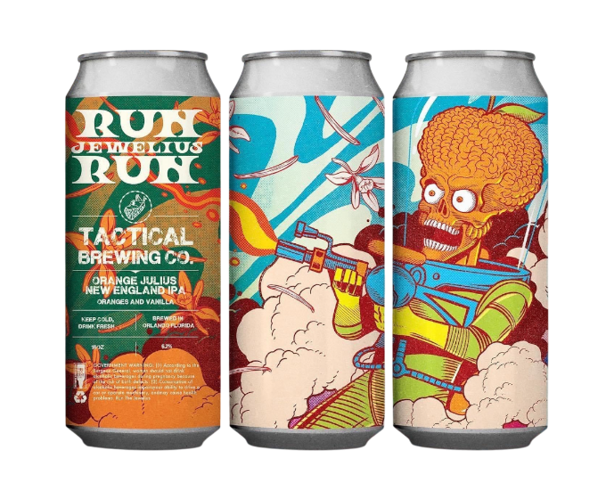 Tactical Run Jewelius 16oz 4-Pack Can (No Barcode)