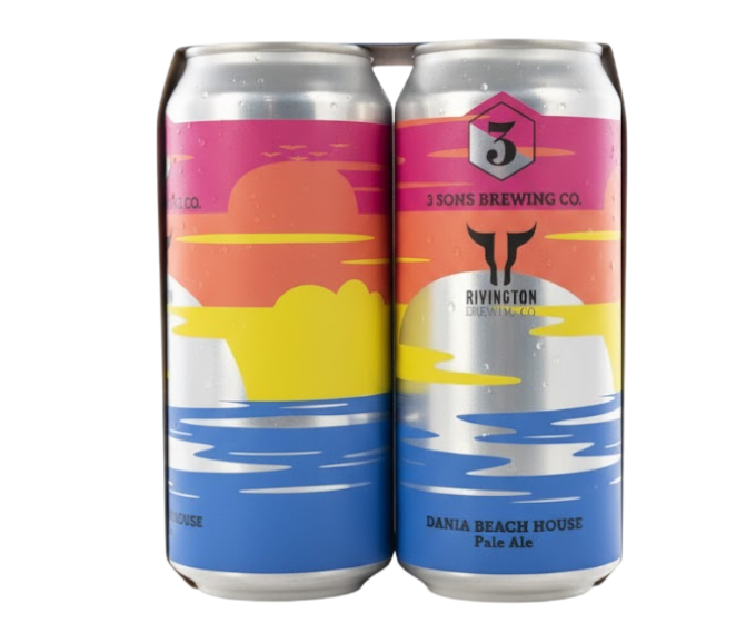 Three Sons Dania Beach House 16oz 4-Pack Can