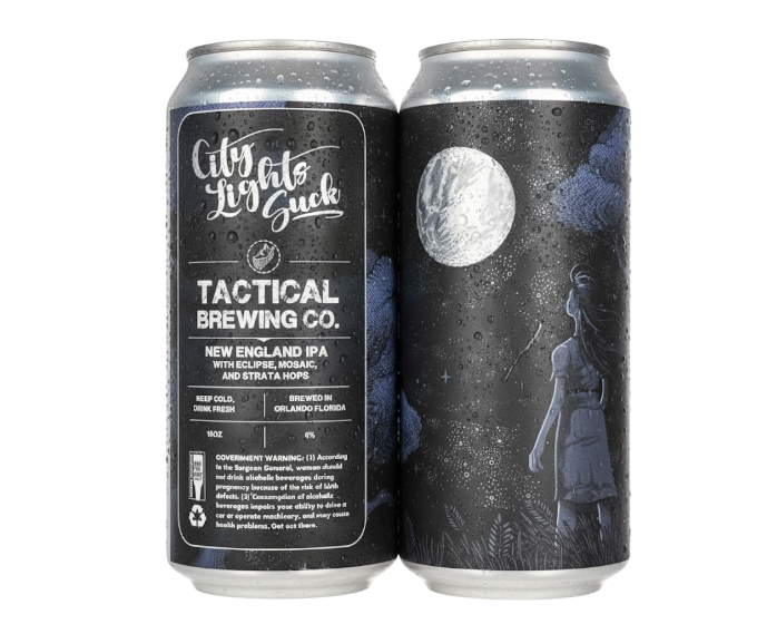 Tactical City Lights Suck 16oz 4-Pack Can (No Barcode)