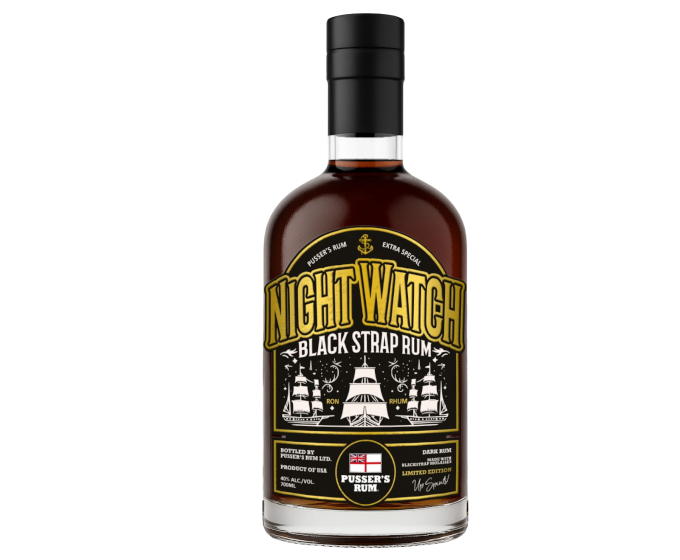 Pussers Night Watch Black Strap 700ml (Scan Correct Item)