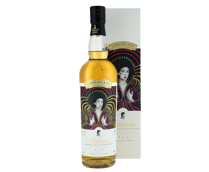 Compass Box Hedonism Blended Grain 2025 Release 700ml (Scan Correct Item)