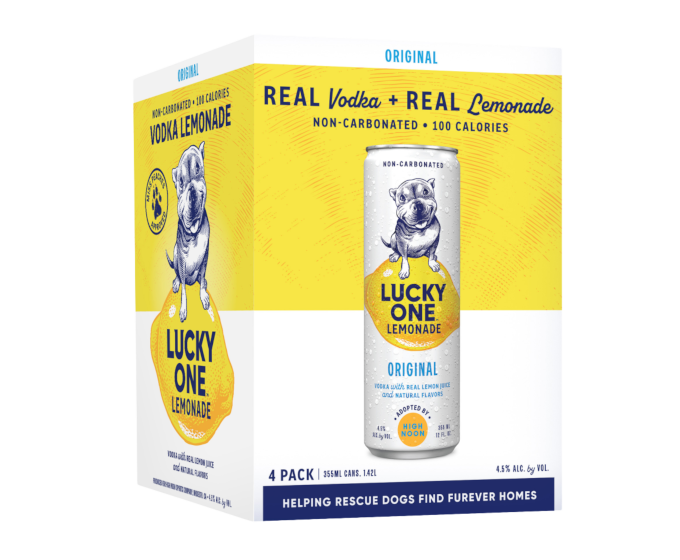 Lucky One Lemonade Original 12oz 4-Pack Can (DNO P3)