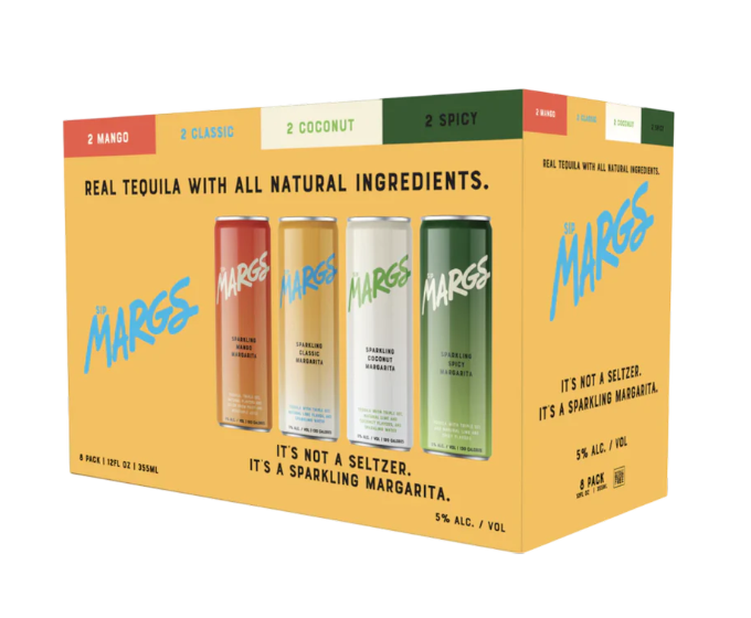 Sip Margs Margarita Variety Pack 12oz 8-Pack Can