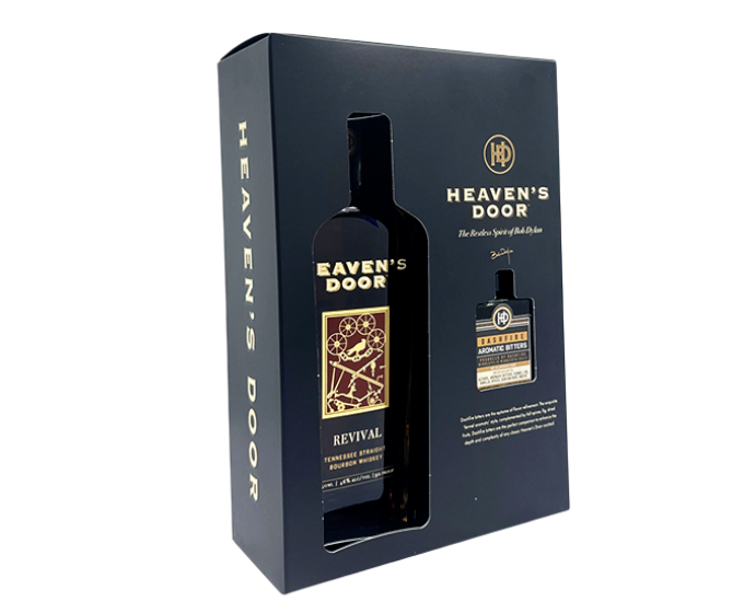 Heavens Door Revival Straight Bourbon Gift Set 750ml (With Dashfire Bitters)