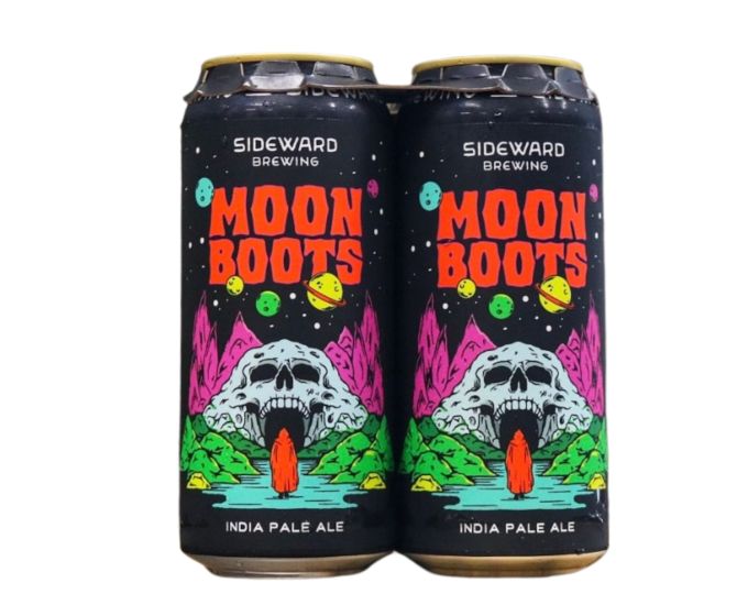 Sideward Moon Boots 16oz 4-Pack Can
