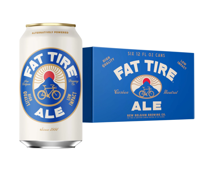 New Belgium Fat Tire Amber Ale 12oz 6-Pack Can