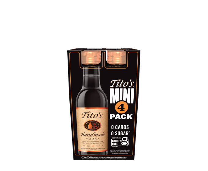 Tito's Handmade Vodka 50ml 4-Pack (DNO P4) – PrimoSWR