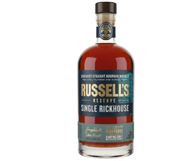 Russells Reserve Single Rickhouse limited Release 2025 Camp Nelson E Matured on Floor 5 750ml (Scan Correct Item)