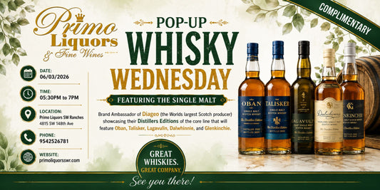 Whisky Wednesday Tasting Featuring Diageo Distillers Editions | June 3