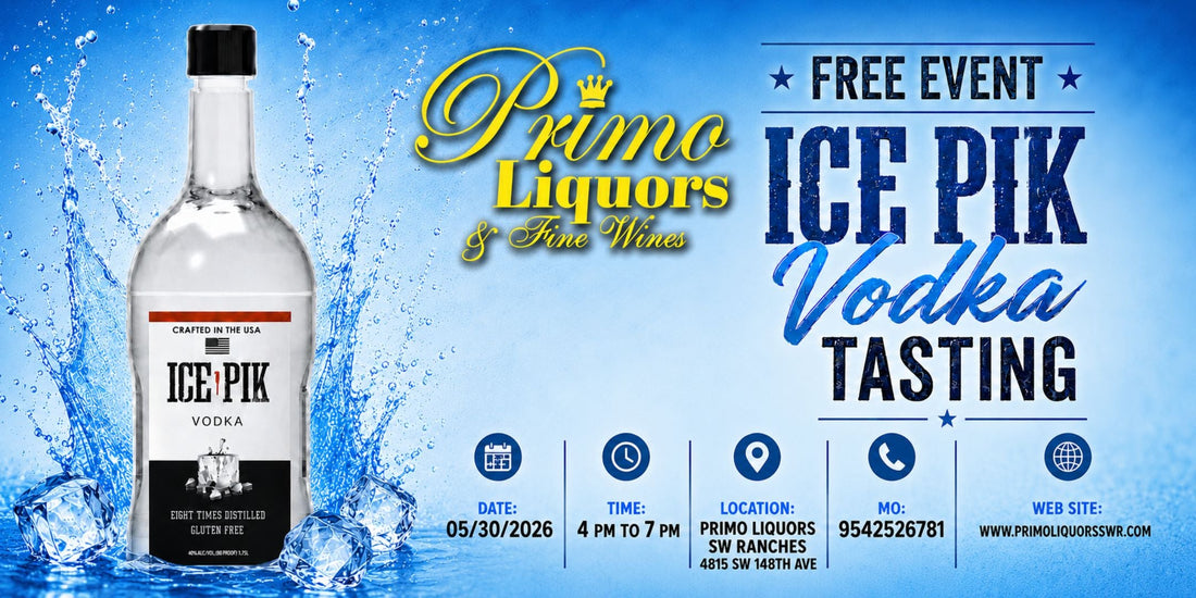 Ice Pik Vodka Free Event Tasting at Primo Liquors SW Ranches