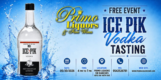 Ice Pik Vodka Free Event Tasting at Primo Liquors SW Ranches