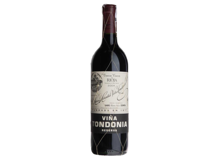 R Lopez de Heredia Vina Tondonia Reserva Red 2004 750ml (Scan Correct Item)