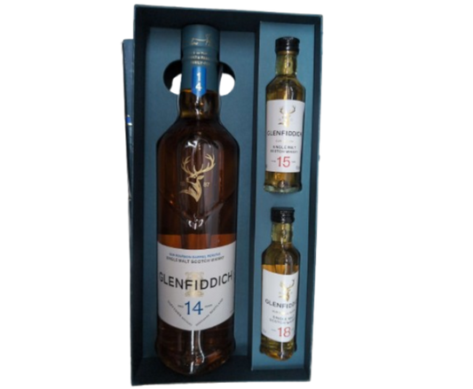 Glenfiddich 14 Years SM 750ml (with 2-50ml)
