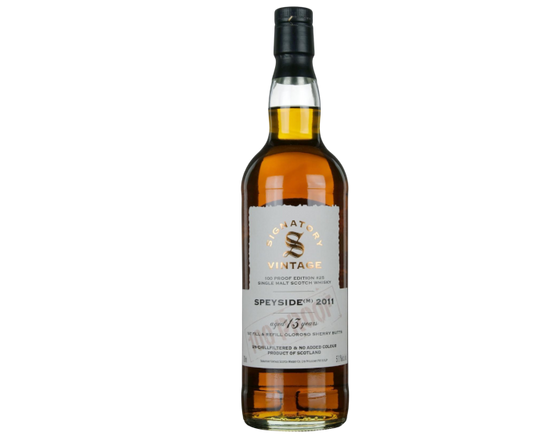 Signatory Vintage 100 Proof Edition Speyside M 13 Years 2011 700ml