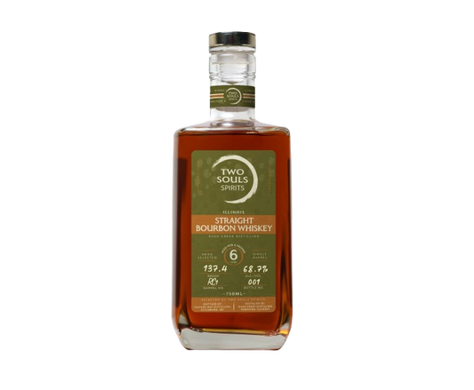 Two Souls Rush Creek 6 Years Straight Bourbon Single Barrel 750ml