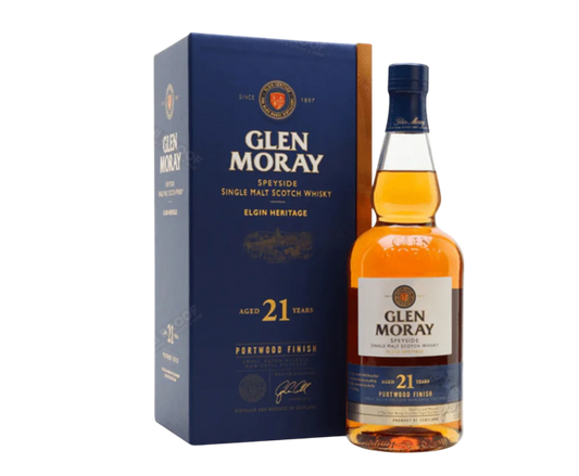 Glen Moray Elgin Heritage Portwood Finish 21 Years Single Malt 750ml