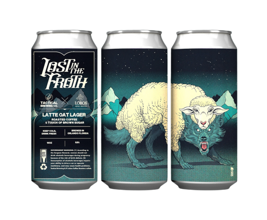 Tactical Lost in The Froth 16oz 4-Pack Can (No Barcode)