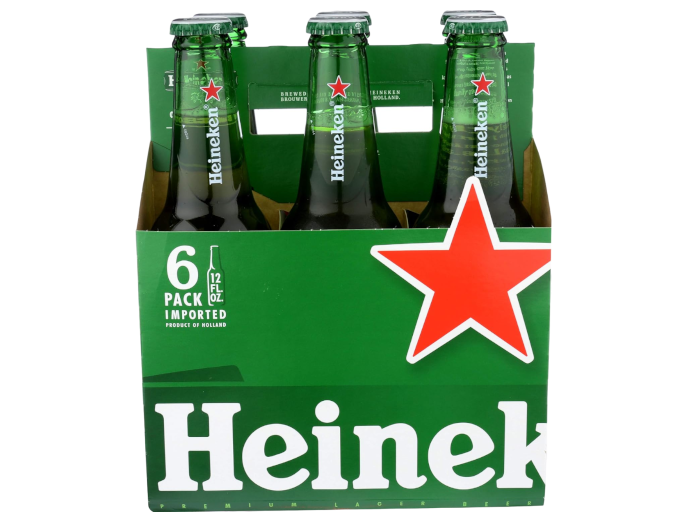 Heineken Light 12oz 6-Pack Bottle