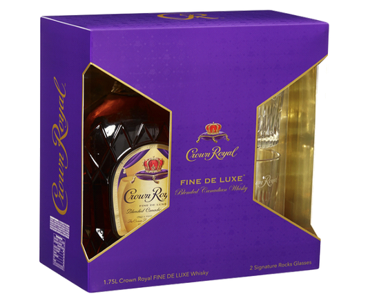Crown Royal Gift Set 1.75L (With 2 Glass)