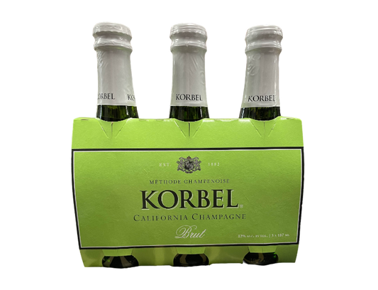 Korbel Brut 187ml 3-Pack