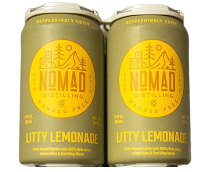 Nomad Litty Lemonade 12oz 4-Pack Can