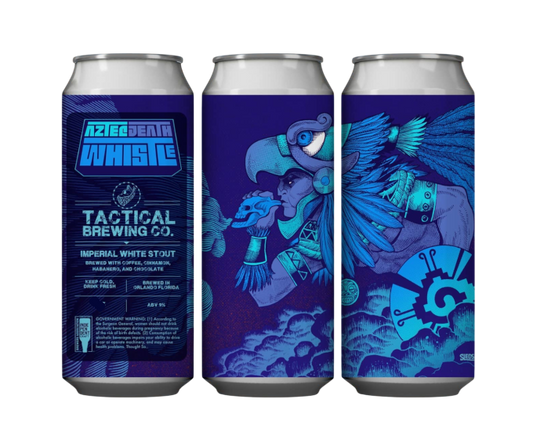 Tactical Aztec Death Whistle 16oz 4-Pack Can (No Barcode)