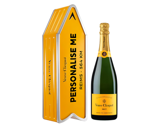 Veuve Clicquot Brut Yellow Label 750ml With Miami Arrow Box