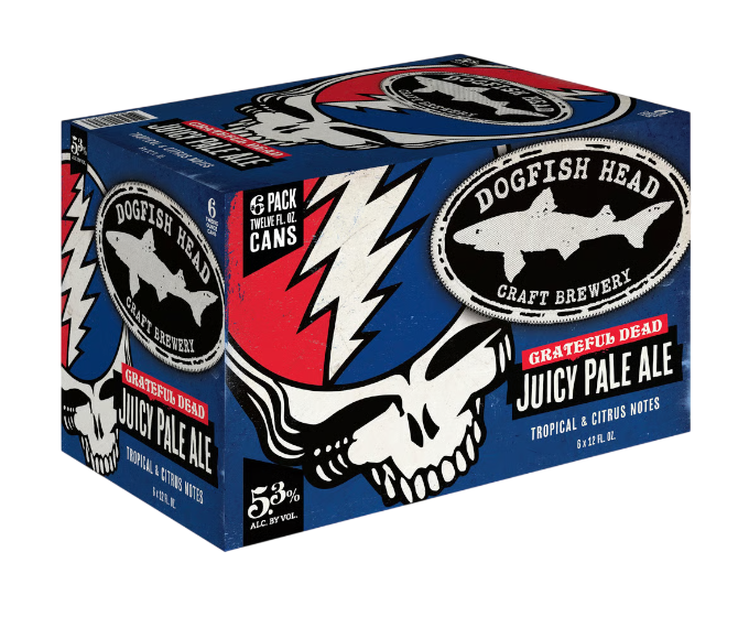 Dogfish Head Grateful Dead Juicy Pale Ale12oz 6-Pack Can