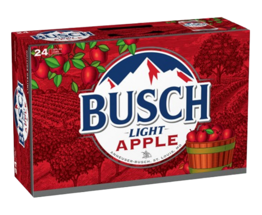 Busch Light Apple 12oz 24-Pack Can