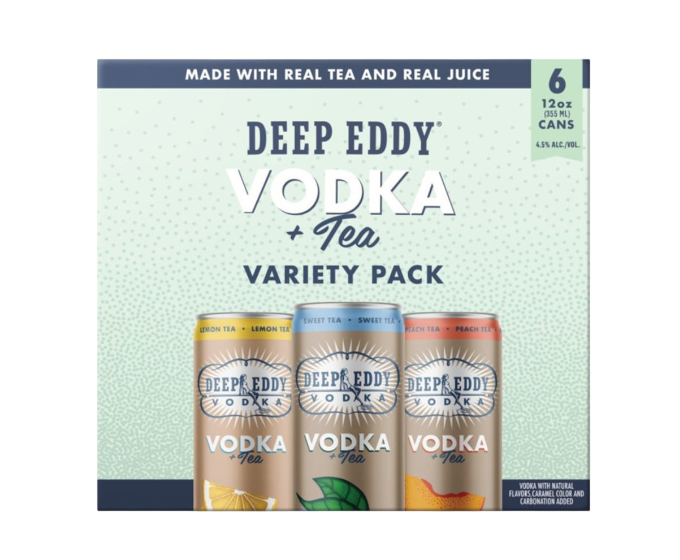 Deep Eddy Vodka Tea Variety 12oz 6-Pack Can