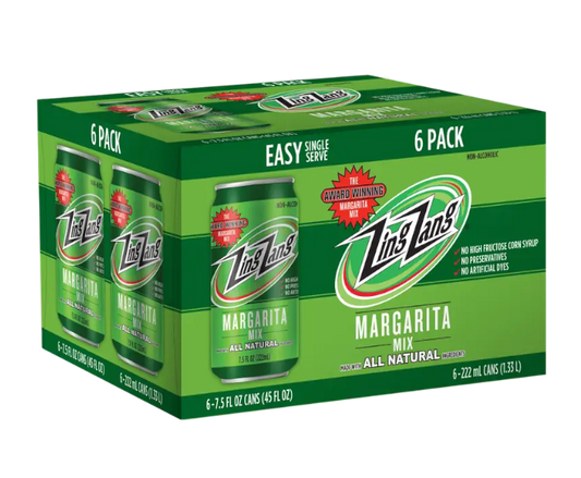 Zing Zang Margarita All Natural 7.5oz 6-Pack Can