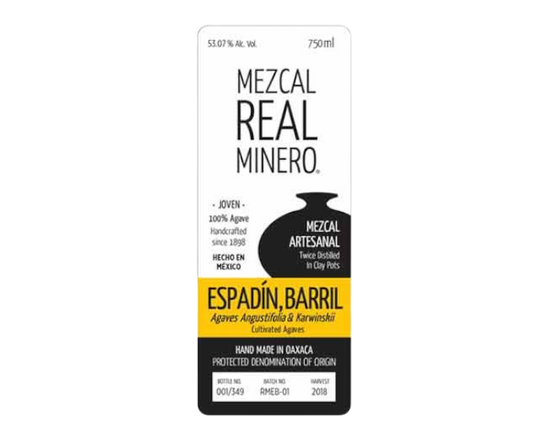 Real Minero Barril Espadin Artesanal 750ml