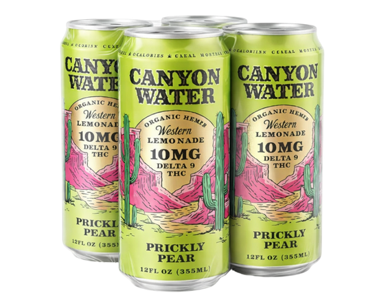 Canyon Water Pricky Pear Lemonade 12oz 4-Pack Can