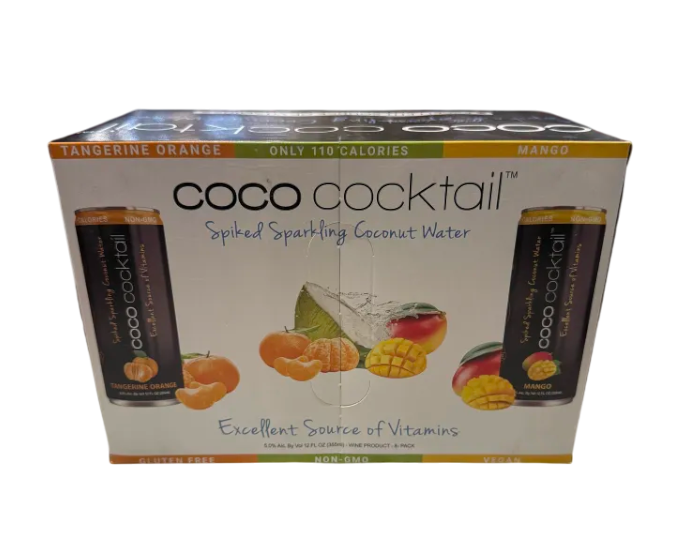 Coco Cocktail Tangerine Orange 12oz 8-Pack Can