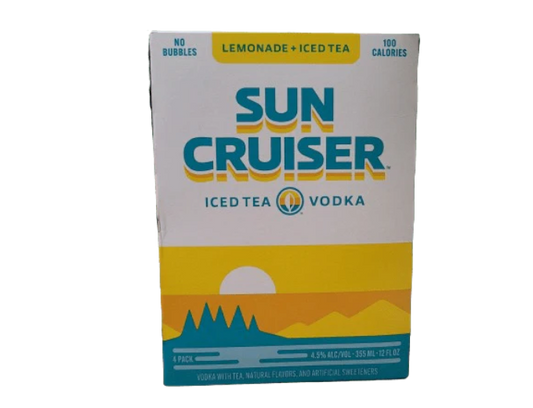 Sun Cruiser Lemonade Iced Tea 12oz 4-Pack Can