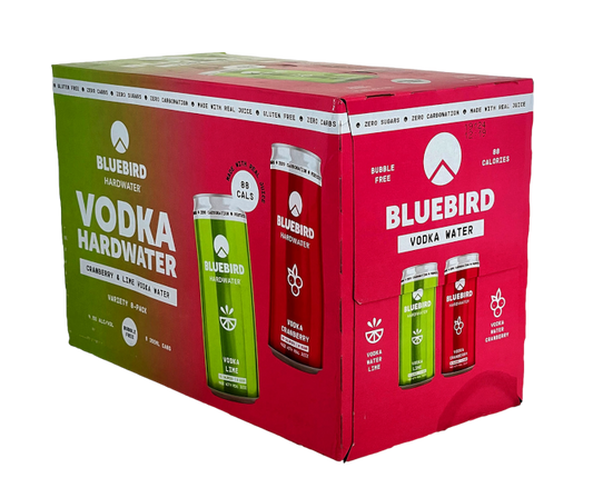 Bluebird Vodka Hardwater Variety 12oz 8-Pack Can