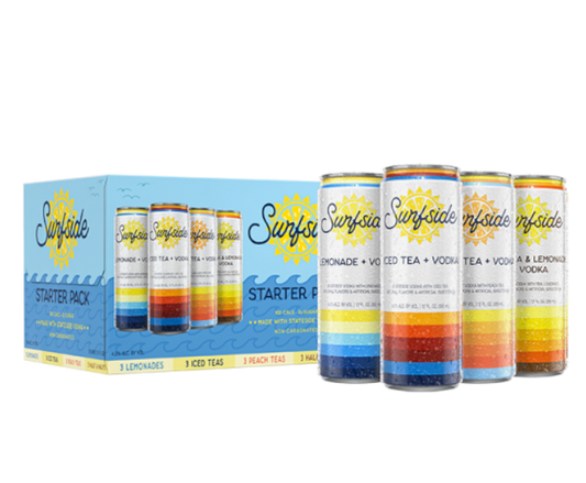 Surfside Variety Iced Tea or Starter Pack 12oz 8-Pack Can