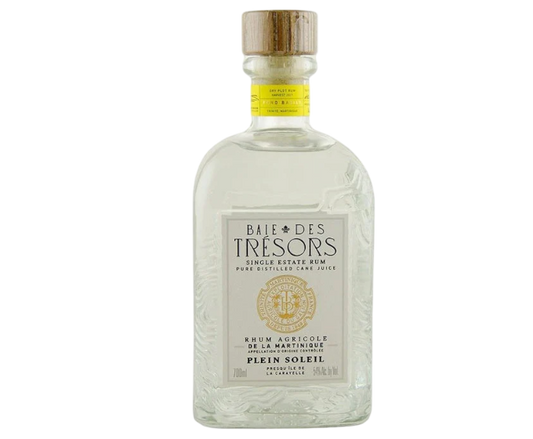 Baie Des Tresors Plein Soliell Blanc Rhum Agricole 700ml