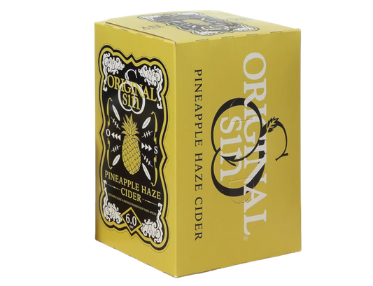 Original Sin Pineapple Haze Cider 12oz 6-Pack Can