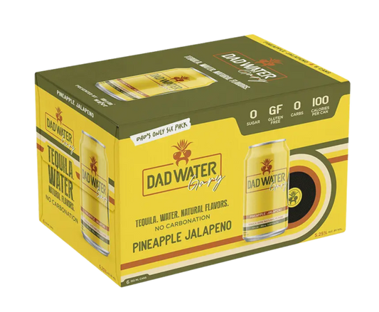 Dad Water Gary Pineapple Jalapeno 6-Pack Can