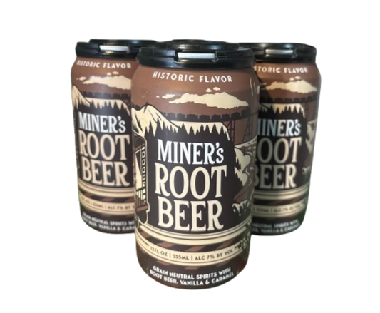 Nomad Miners Root Beer 355ml 4-Pack Can