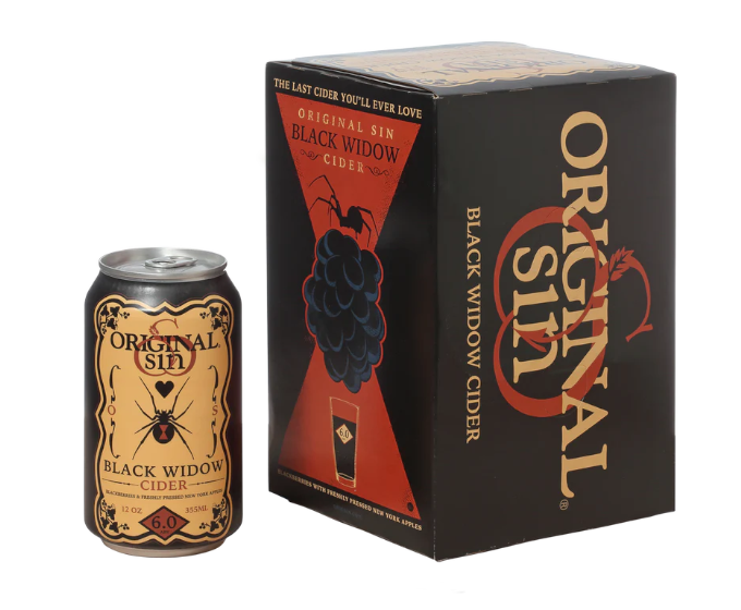 Original Sin Black Widow Cider 12oz 6-Pack Can