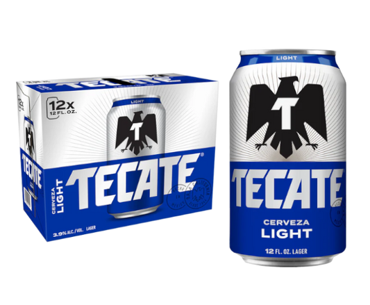 Tecate Light 12oz 12-Pack Can