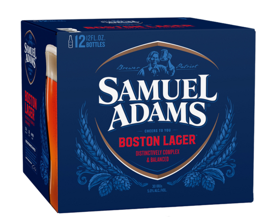 Samuel Adams Lager 12oz 12-Pack Bottle