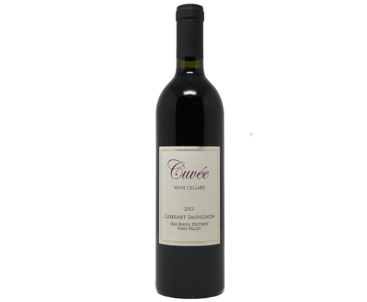 Cuvee Wine Cellars Oak Knoll Cabernet Sauv 2013 750ml (No Barcode)