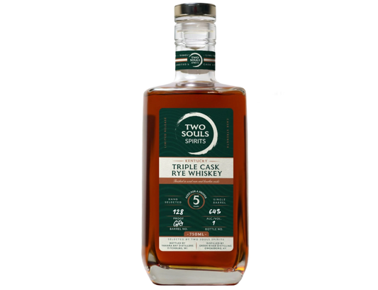 Two Souls Kentucky Triple Cask Rye 5 Years 750ml