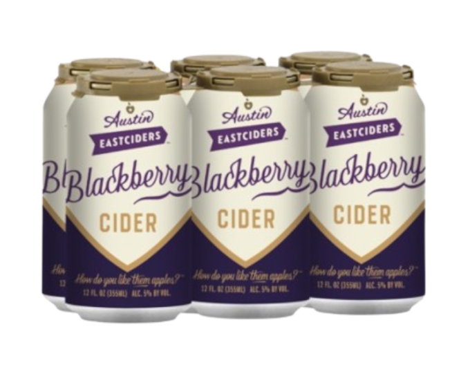 Austin Eastciders Blackberry Cider 12oz 6-Pack Can